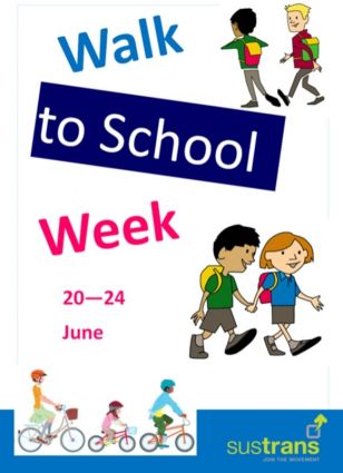 Walk to School Week Monday 20th June - Friday 24th June